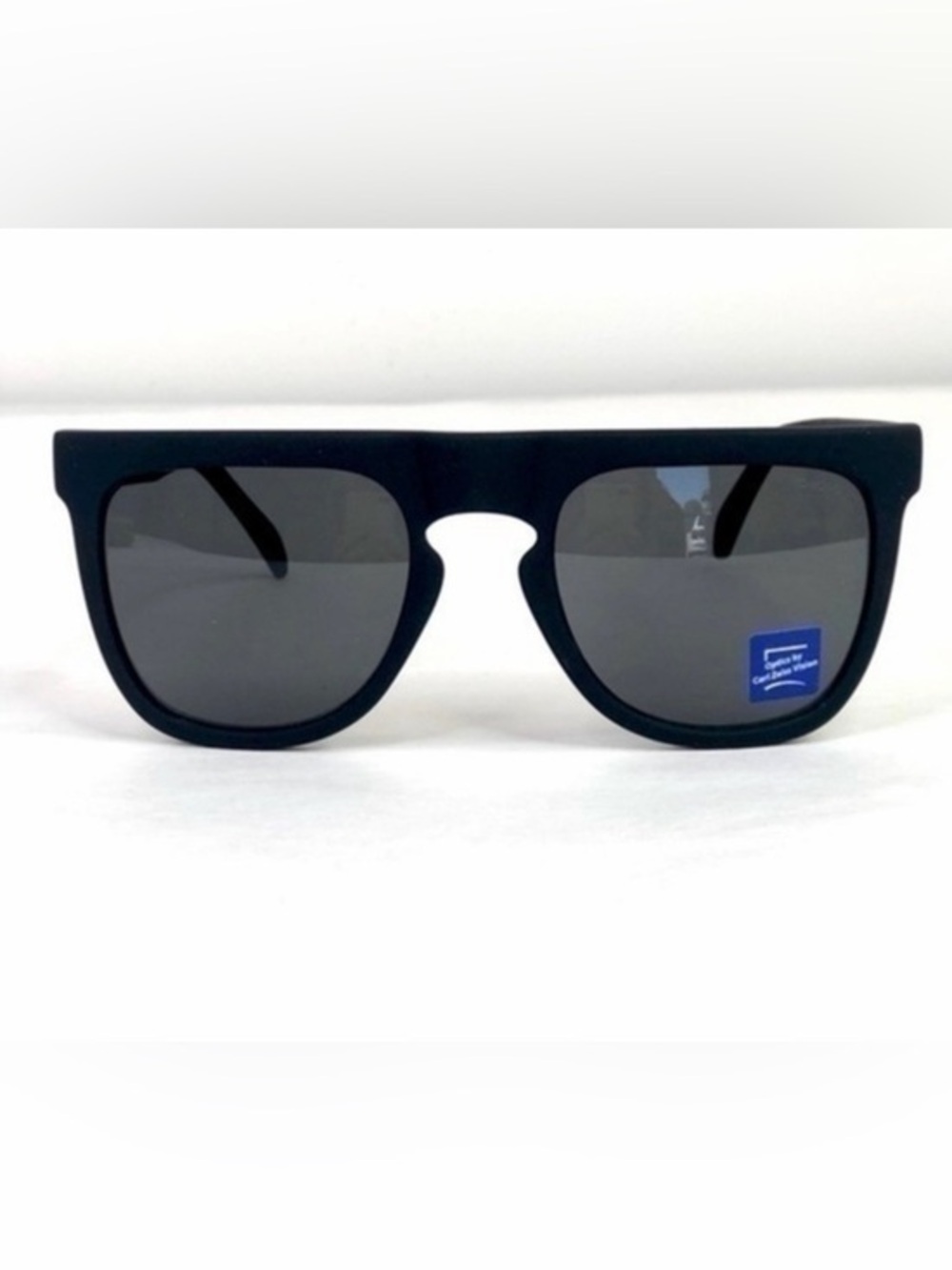 KOMONO Bennet Black Rubber Sunglasses NEW flat brow